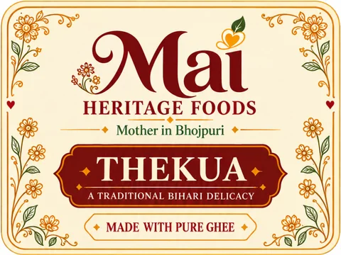 Thekua label